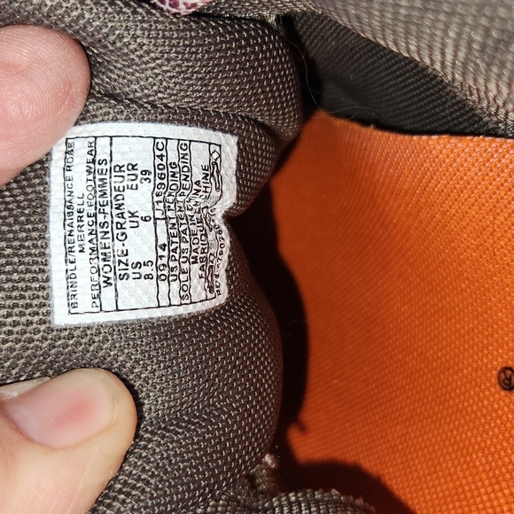 Merrell Brindle Renaissance Rose Hiking Shoes - Picture 7 of 7